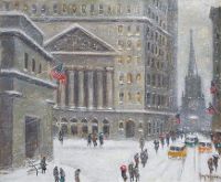  Broad and Wall Street, in Winter